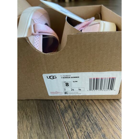UGG T Rennon Skimmer Light Pink Toddler Mary-Jane Style Shoes (8T / EU25) - Picture 8 of 8